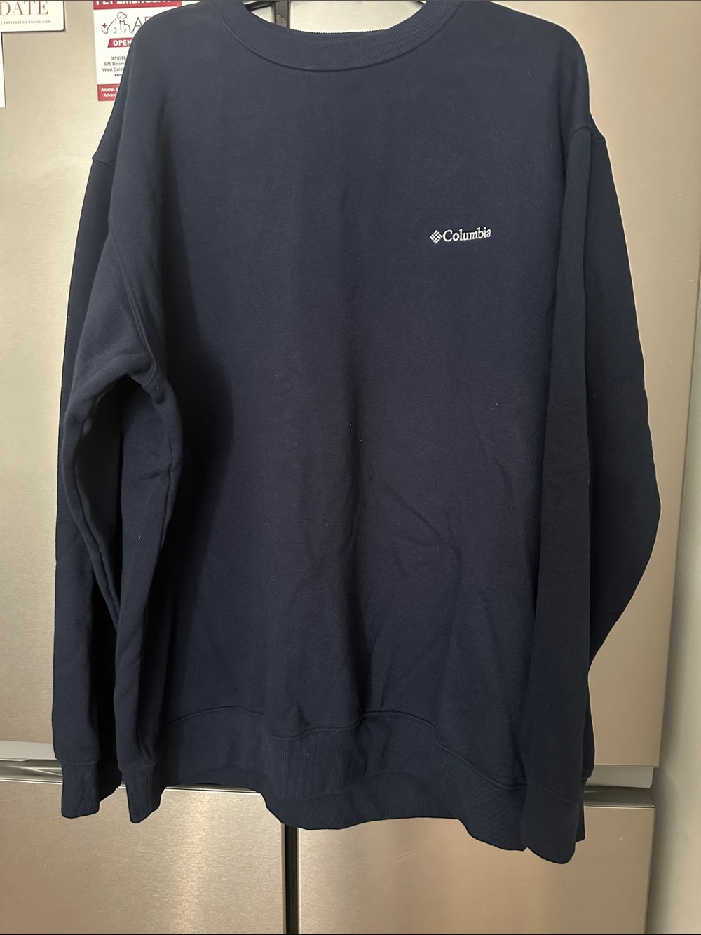 Columbia Men's Crewneck Sweatshirt - Navy Blue